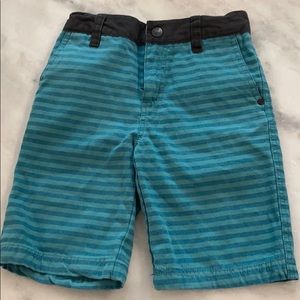Blue striped boys shorts. Shaun White size 6